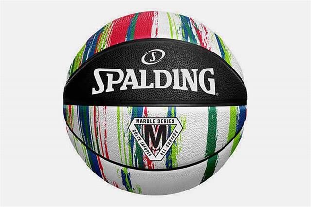 Spalding Basketbol Topu 2021 Marble Series Alt Rainbow Size:7