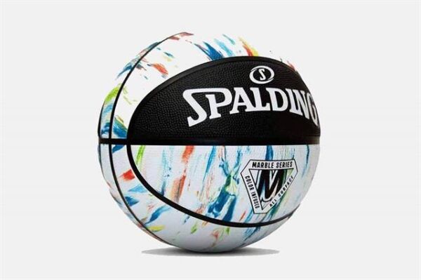 Spalding Basketbol Topu 2021 Marble Series Alt Rainbow Size:7