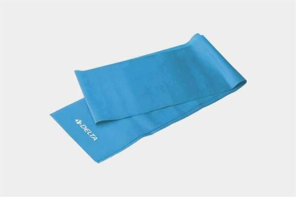Delta Pilates Bandı Hafif Sert 120 x 7,5cm Egzersiz Direnç Lastiği (Uç Kısmı Açık)