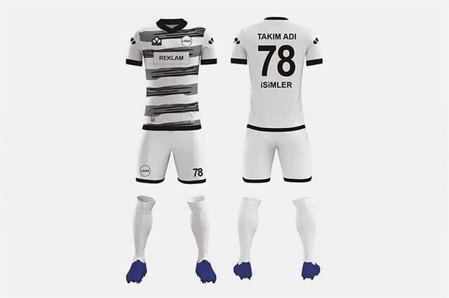 ZFD035 Dijital Futbol Forma Takımı Micro İnterlok - Bisiklet Yaka