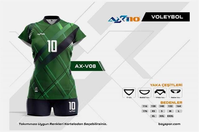 Axi10 AXV-08 Dijital Voleybol Forması