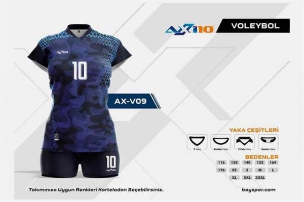 AXV-09 Dijital Voleybol Forması