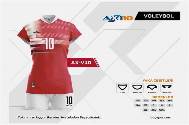 Axi10 AXV-10 Dijital Voleybol Forması