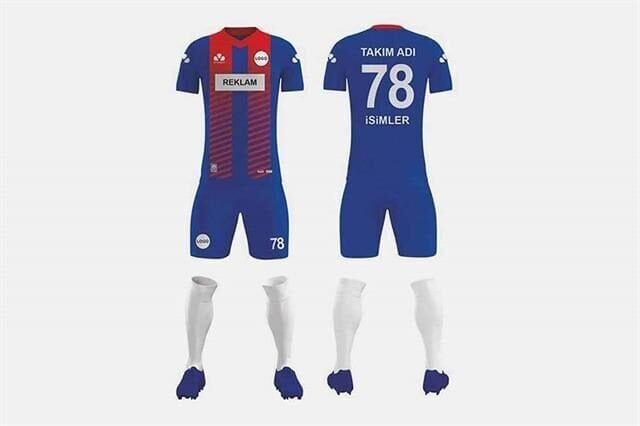 ZFD038 Dijital Futbol Forma Takımı Yağmur Desen - Bisiklet Yaka