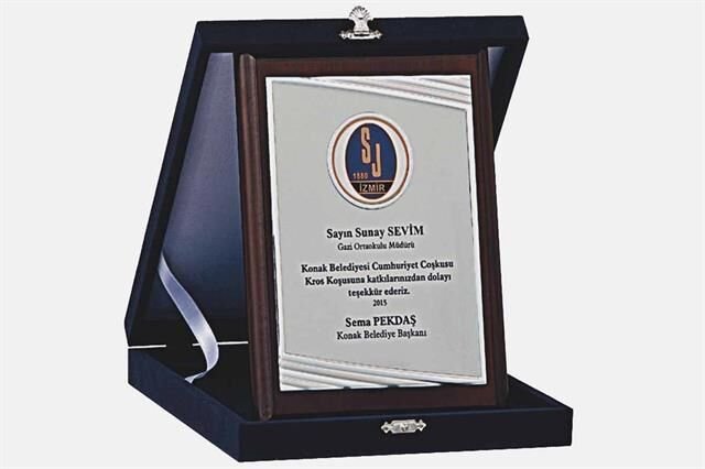 Bayspor M233 15 X 20cm Ahşap Plaket
