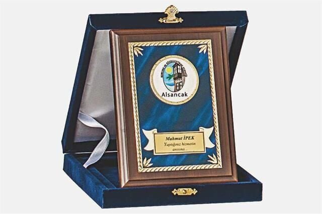 M240 12 X 16cm Ahşap Plaket