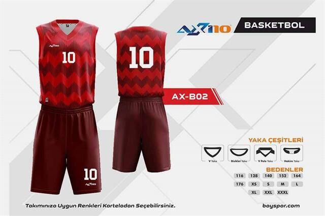 AX-B02 Dijital Basketbol Forma Takımı