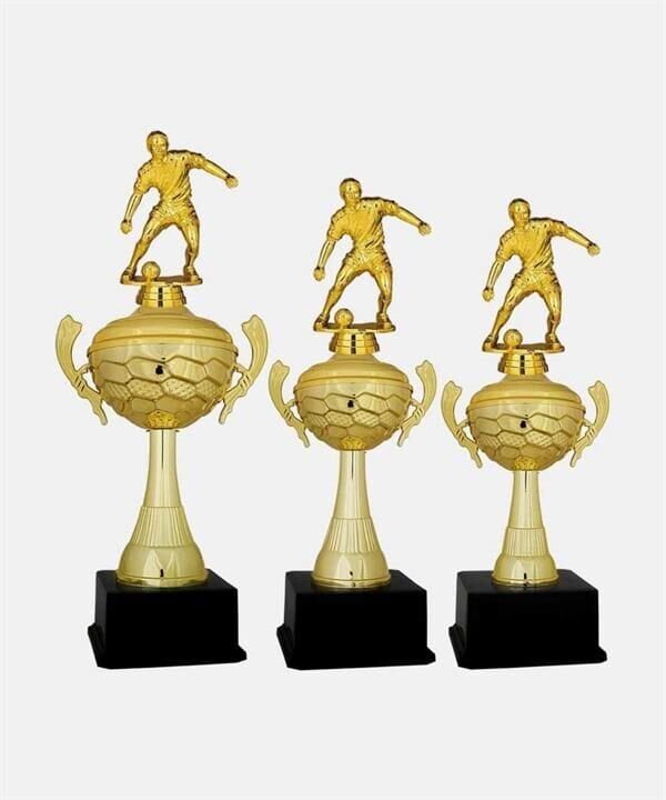 L1 Futbol Figürlü Kupa Takımı Takım 3 lü Set