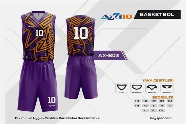 AX-B03 Dijital Basketbol Forma Takımı