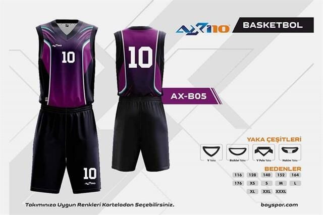 AX-B05 Dijital Basketbol Forma Takımı