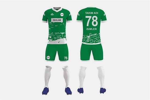 ZFD042 Dijital Futbol Forma Takımı Micro İnterlok - Bisiklet Yaka
