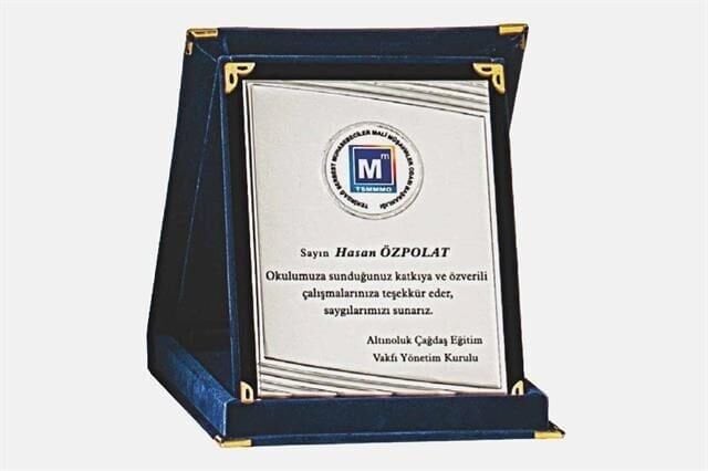 M248 15 X 20cm Kadife  Plaket