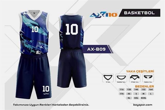 AX-B09 Dijital Basketbol Forma Takımı