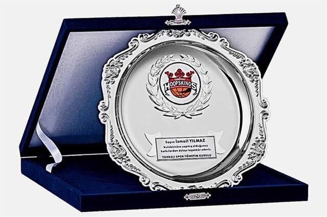 M2 20cm Gümüş Tabaklı Plaket M2 20cm Gümüş Tabaklı Plaket