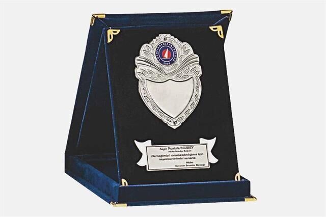 M255 12 X 16cm Kadife  Plaket