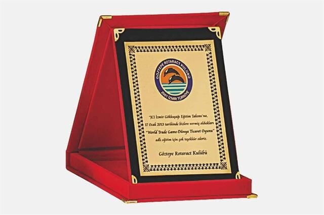 Bayspor M259 12 X 16cm Kadife  Plaket