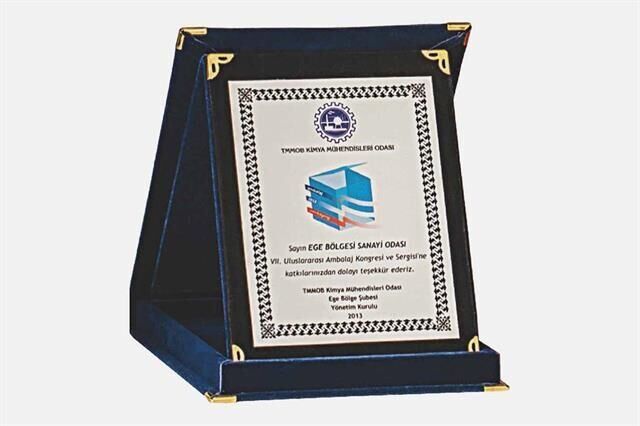 M261 12 X 16cm Kadife  Plaket