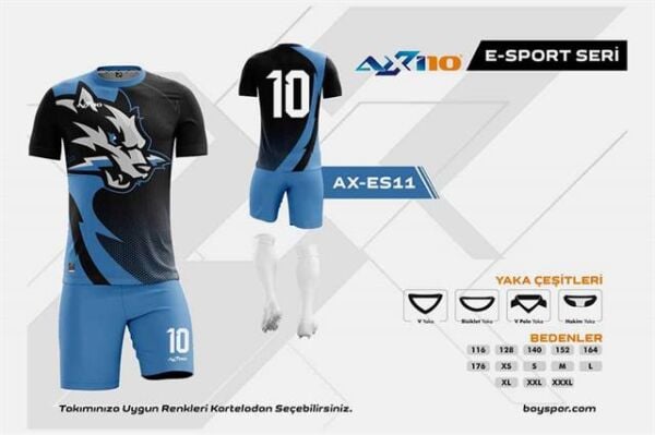 AX-ES11 Dijital E-Sport Forması