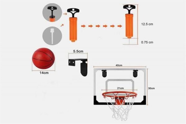Helix BKP02 Kapı Arkası Basket Potası