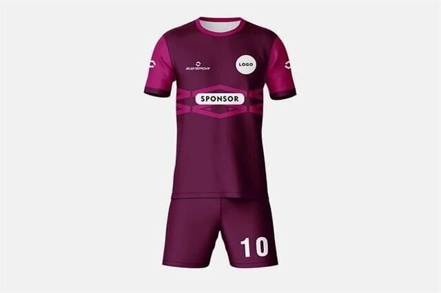 BSFT02 Dijital Futbol Forma Takımı V Yaka - Yağmur Desen