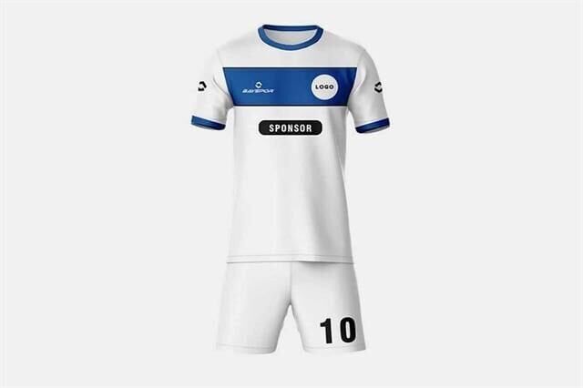 BSFT03 Dijital Futbol Forma Takımı Yağmur Desen - Bisiklet Yaka