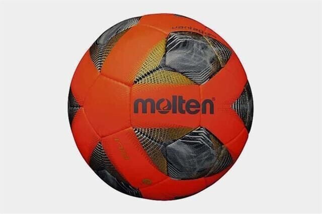 F5A1710-O  Parlak Sentetik Deri El Dikişli Futbol Topu No:5